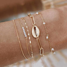 Load image into Gallery viewer, Heart Pearl Wave Bracelet