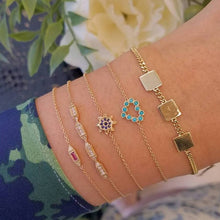 Load image into Gallery viewer, Heart Pearl Wave Bracelet