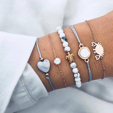 Load image into Gallery viewer, Heart Pearl Wave Bracelet