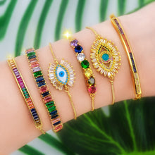 Load image into Gallery viewer, Rainbow Shell Bracelet