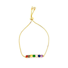 Load image into Gallery viewer, Rainbow Shell Bracelet