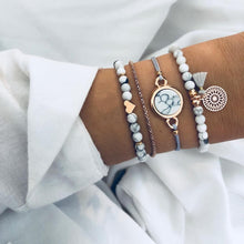 Load image into Gallery viewer, Heart Pearl Wave Bracelet