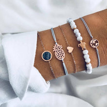 Load image into Gallery viewer, Heart Pearl Wave Bracelet