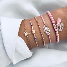 Load image into Gallery viewer, Heart Pearl Wave Bracelet