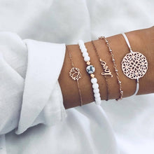 Load image into Gallery viewer, Heart Pearl Wave Bracelet