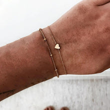 Load image into Gallery viewer, Heart Pearl Wave Bracelet