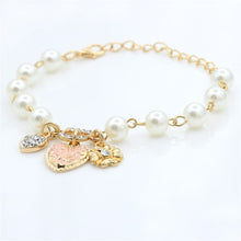 Load image into Gallery viewer, Peach Heart Bracelets